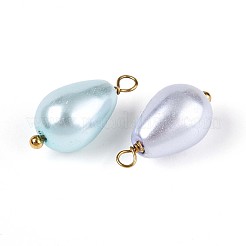 Anhänger aus perlmuttfarbenen Glasperlen&nbsp;STAS-N110-16G