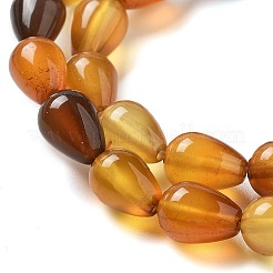 Chapelets de perles rouges en agate naturelle&nbsp;G-B106-A22-01