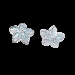 Embouts de perles de verre teints et chauffés&nbsp;GLAA-Z019-02I