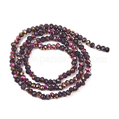Perles de verre électroplaquées stradns&nbsp;EGLA-H114-02A-04