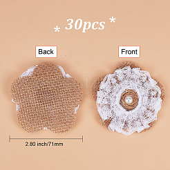 Handgemachte Leinen Ornamentzubehör&nbsp;DIY-GF0006-82