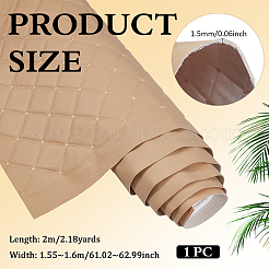 PVC-Leder mit Schaumstoffgewebe&nbsp;DIY-WH0671-391A