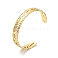 Ionenplattierung (IP) 304 Edelstahl Armreifen&nbsp;BJEW-L682-030G