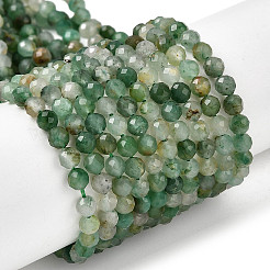 Natürliche afrikanische Jade Perlen Stränge&nbsp;G-K366-C03-4mm