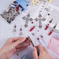 Bausatz für Gothic-Ohrringe selber machen&nbsp;DIY-SZ0009-44