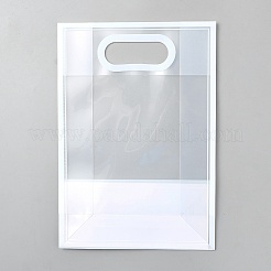 Rechteckige transparente Geschenktüten aus Kunststoff&nbsp;ABAG-WH0048-21A