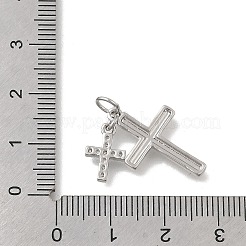 Messing Mikro ebnen Zirkonia Anhänger&nbsp;KK-D431-070P