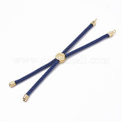 Creazione di bracciale in cordone intrecciato in nylon&nbsp;MAK-T003-02G