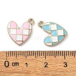 Crémaillère placage pendentifs en émail d'alliage&nbsp;PALLOY-F308-03G