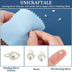 10 Stück 925 Sterlingsilber-Anhänger&nbsp;STER-UN0001-10
