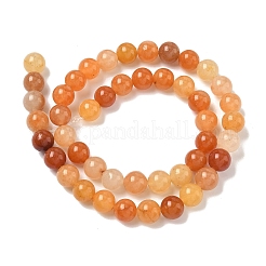 Avventurina rossa naturale fili di perle&nbsp;G-P257-02-8mm-01