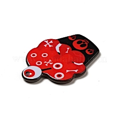Pendentifs acryliques imprimés halloween&nbsp;MACR-G060-02B