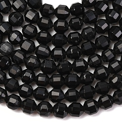 Natürlichen Obsidian Perlen Stränge&nbsp;G-A260-A22-01