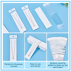 Rechteckige Halsketten-Display-Sets aus Karton und Papier&nbsp;NDIS-NB0001-03