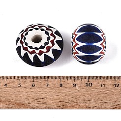 Handgefertigte Millefiori-Glas-Unterlegscheibe-Perlen&nbsp;LA-N002-36A