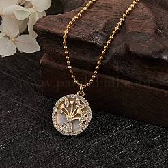 Ciondoli in ottone con micro pavé di zirconi trasparenti da 5 pezzo&nbsp;ZIRC-SZ0002-55