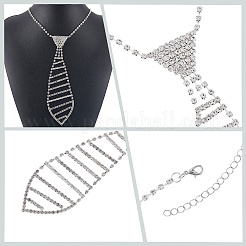Strass-Cup-Kettenhalsketten&nbsp;NJEW-WH20003-004