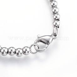Anlaufgeschützte Kugelkettenarmbänder aus Edelstahl 201&nbsp;BJEW-E295-08