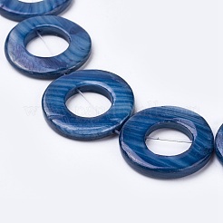 Natürliche Süßwasserschalenperlenrahmen&nbsp;X-SHEL-ZX008-01