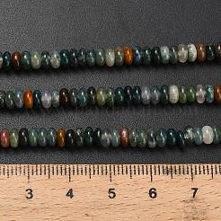 Natur Indien Achat Perlen Stränge&nbsp;G-L635-A29-4x2mm