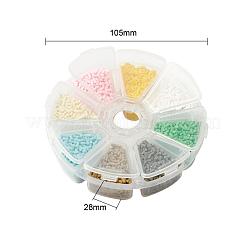 8000pcs 8 Farben handgemachte Fimo streuen Perlen&nbsp;CLAY-YW0001-13B