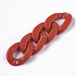 Anelli acrilici opachi collega&nbsp;OACR-S036-001B-G06