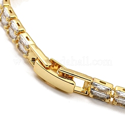 Rhombus-Gliederarmband aus Messing mit Rack-Beschichtung&nbsp;BJEW-Q771-08G