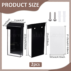 Portafolletos acrílico para exteriores&nbsp;AJEW-WH0077-047B
