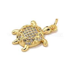 Pendentifs avec zircon cubiques à micro-pavés en laiton&nbsp;KK-N254-129B-G