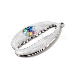 Acero inoxidable 304 con colgantes de esmalte.&nbsp;SA-CBAA487-06P-02