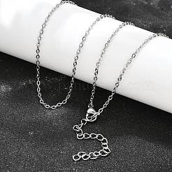 Collier à chaîne en acier inoxydable 304 anti-ternissement&nbsp;STAS-T040-PJ204-80