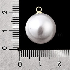 Pendenti di perle imitazione plastica abs&nbsp;FIND-H052-01I-04G