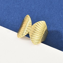 Manschettenringe aus Messing für Damen&nbsp;RJEW-H256-19-G