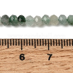 Chapelets de perles en jade africaine naturelle&nbsp;G-L653-A01-4x3mm-01