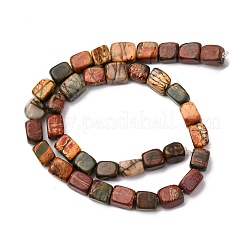 Natürliche Picasso Stein/polychrome Jaspis Perlen Stränge&nbsp;G-B155-D10