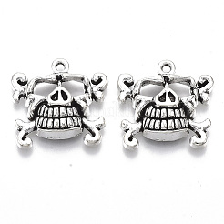 Tibetischer stil Aluminium Anhänger & Charms&nbsp;LS-TIBE-S320-014AS-LF