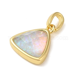 Gestell aus Messing mit Anhängern aus synthetischem Opal&nbsp;KK-S370-10G-03