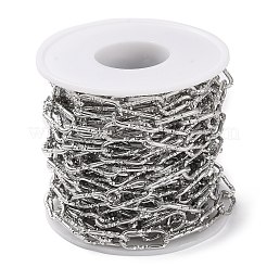 Chaînes à trombones texturées en acier inoxydable 304 résistant au ternissement&nbsp;CHS-G027-04P