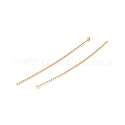 Épingles à tête plate en laiton&nbsp;KK-WH0058-03D-G01
