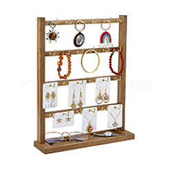 Présentoirs à bijoux en bois&nbsp;ODIS-WH0078-32