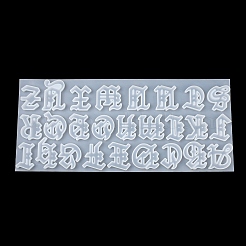 Gothic-Stil-Buchstaben A~Z DIY-Silikon-Anhängerformen&nbsp;SIMO-H012-04