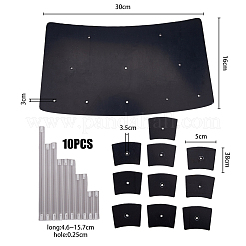 Alzate per display organizer per action figure in acrilico a 10 livello&nbsp;ODIS-WH0002-55
