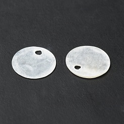 Natürliche Capiz Shell Charms&nbsp;BSHE-G029-15