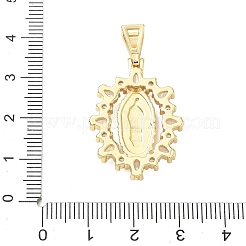 Pendentifs religieux en laiton pavé de zirconiums cubiques&nbsp;CU-CBA83A6-01B-G04
