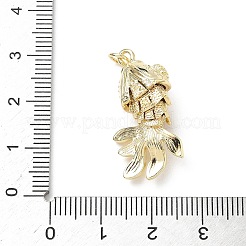 Colgante micropavé cubic zirconia de latón&nbsp;KK-P330-04G