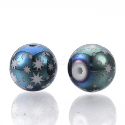 Perle di vetro placcate natalizie&nbsp;EGLA-R113-07E