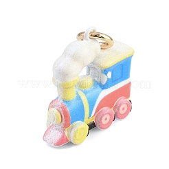 Colgantes de latón esmaltado de parque de atracciones&nbsp;KK-CBA7736-01A