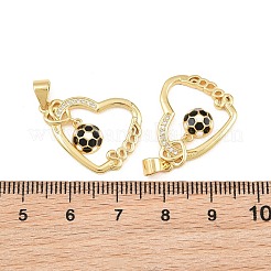 Pendentifs en laiton zircon cubique transparent&nbsp;CU-CBA7E9C-11A-G