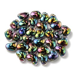 Placcatura uv perline acriliche trasparenti iridescenti arcobaleno&nbsp;OACR-C007-04F