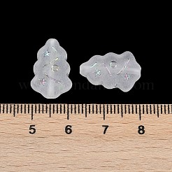 Gefrostet transparent Acrylperlen&nbsp;X1-OACR-P029-04B-01